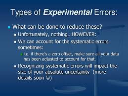 Image result for Experimental Error