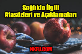 Saglikla Ilgili Atasozleri Anlamlari Ve Aciklamalari Saglik Konulu Atasozu Nkfu