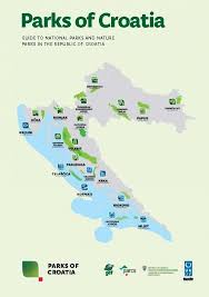 Mapa de croacia político con nombres (ciudades y condados); 8 Parques Nacionales De Croacia Plitvice Krka Experiencias Viajeras