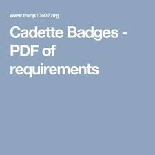 Cadette Badges Pdf Of Requirements Girl Scout Badges Cadette Girl Scout Badges Girl Scout Bridging