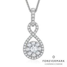 Forevermark Diamond Infinity Necklace In 18kt White Gold Forevermark Diamonds Diamond Infinity Necklace Diamond