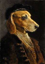 Prince Of Orange Canvas Print 5x7 Renaissance Art Dog Art Animal Art