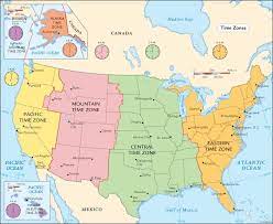 Time Zone Map Time Zone Map Map Interesting History