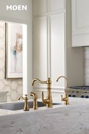 Spot resist brushed nickel finish resists fingerprints and water spots while adding the warm look of stainless to your bath. 8 Best Weymouth Brushed Gold Kitchen Ideas Gold Kitchen High Arc Kitchen Faucet Brushed Gold