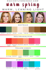 We'll also get into some color theory so you can learn what makes. All About Warm Spring Explore The 12 Seasons At Radiantly Dressed