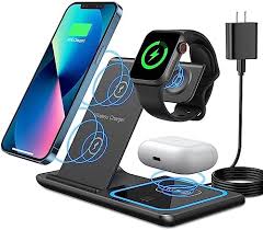 Cargador Iphone Inalámbrico ZENS Cargador Inalámbrico 4 En 1 Con  Almohadilla De Aluminio Y Estación De Carga De Reloj Con Certificación Qi Y  MFi, Compatible Con Carga Estacion De Carga Apple