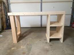 Easy Home Office Desk Diy Furniture Easy Diy Desk Plans Diy Furniture