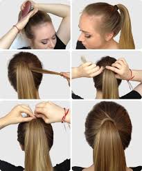 A deep side part with the two front pieces of your hair and the back section of your hair pulled into a low ponytail and secure with a. Elegant Sleek Ponytail Hairstyle Fmag Com