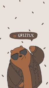 We Bare Bear Boneka Hewan Kartun Ilustrasi Karakter