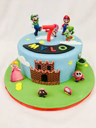 Super Mario Torte Nintendo Geburtstagsparty Motivtorten Kindergeburtstag Super Mario Torte Motivtorten Ohne Fondant
