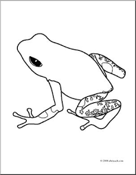 Large frog coloring page picture of frogs pages free colors images. Clip Art Frogs Strawberry Poison Dart Frog Coloring Page I Abcteach Com Abcteach