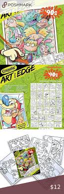 90s Nickelodeon Art Coloring Pages In 2020 Crayola Colored Pencils Nickelodeon 90s 90s Cartoons