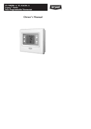 Simultaneously for about five seconds. Bryant T2 Nhp01 A Legacy Non Programmable Thermostat Owner S Manual Manualzz