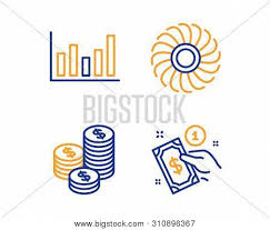 Coins Fan Engine Vector Photo Free Trial Bigstock