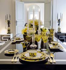 Pin By Ye Dora On Versace Home Signature Versace Home Dining Room Table Set Luxury Tableware