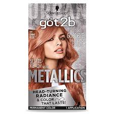 got2b metallic permanent hair color m97 gilded rose 1 count