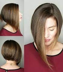 Hot And Trendy Asymmetrical Angled Bob Hairstyles 2018 For Women Hair And Comb Angled Bob Hairstyles Womens Hairstyles Short Hair Styles