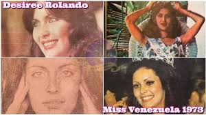 Anecdotas Pepias con Desiree Rolando Miss Venezuela 1973