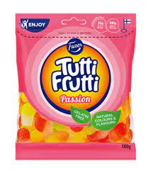 Pagesbusinessesfood & beveragedessert shopfrozen yogurt shoptutti frutti russia. Kop Tutti Frutti Passion 180g Hos Coopers Candy