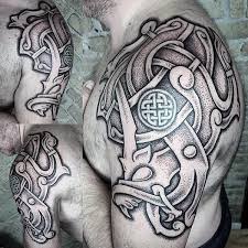 A fenrir design is a strong choice for your first viking tattoo, representing power and retaliation against those who would try and hold you back. Top 207 Best Viking Tattoo Ideas 2021 Inspiration Guide