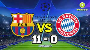 Barca knocked off napoli in the quarterfinals to get to this. Barcelona Vs Bayern Munich 11 0 Full Match Highlights Barcelona 11 Goals Youtube
