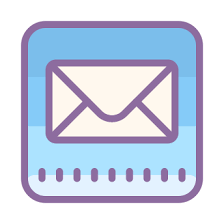 Apple Email Icons In Cute Color Style For Graphic Design And User Interfaces Ios App Icon Design Iphone Photo App Kawaii App