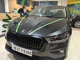 Image result for Deep Pearl Black 2025 Slavia