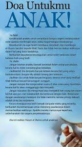 Doa Untuk Anak Bijak Kekuatan Doa Kutipan Pelajaran Hidup
