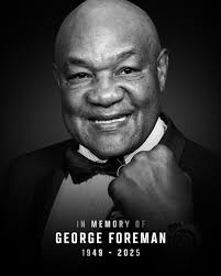 In memory of George Foreman.
