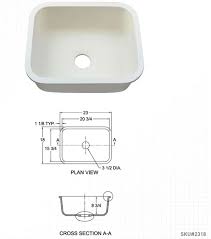 hi macs integrated sinks