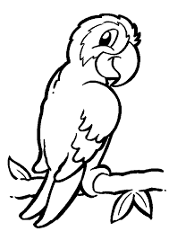 Voir plus d'idées sur le thème dessin perroquet, perroquet, dessin. Coloriage Oiseau Perroquet Sur Hugolescargot Com
