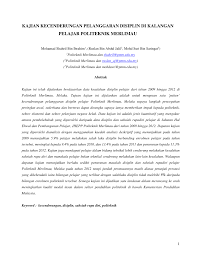 Borang perakuan kesihatan murid sebelum menyertai aktiviti kokurikulum. Pdf Kajian Kecenderungan Pelanggaran Disiplin Di Kalangan Pelajar Politeknik Merlimau