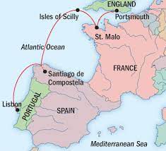 History map of spain and. European Exploration Copy1