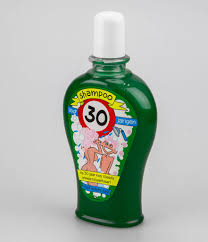 Shampoo 30 Jaar Cadeau Feestperpost