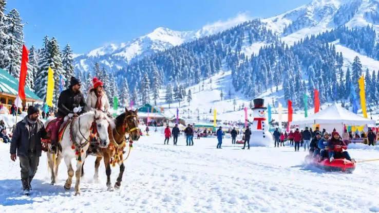 Gulmarg, Kashmir in winter
