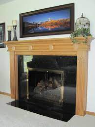 Red Oak Fireplace Mantel Oak Fireplace Fireplace Mantels Fireplace