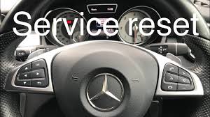 Mercedes Gla C Class A Class Service Reset 2016 Youtube