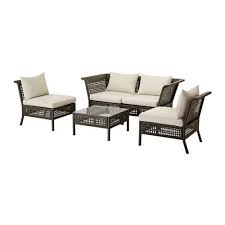 A bit like the kettler corner set (see below), but quite a bit cheaper, this combination of separate seating sections means you can create a sofa in multiple shapes and sizes to suit your space. Kungsholmen 4 Seat Set Of Garden Furniture 492 287 99 Reviews Price Where To Buy
