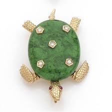 Cartier Quatre Broches Tortue Tajan Deux Autres Pierre Berge Associes Eloge De L Art Par Alain Truong Tortue Cartier Broche