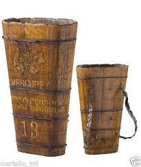 French Vineyard Harvest Barrel 1930 S Hand Painted Iron Fruit Wood Free Shipping Ebay Wooden Shipping Crates Wood Crates Barrel