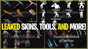 You will occasionally come across skins that have never been in. New Fortnite Leaked Season 5 Skins Backblings Tools Emotes And More Item Shop Leaked Youtube