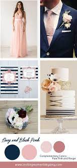 Wedding Color Trend Alert Summer 2017 Timeless Navy And Blush Pink Blush Pink Bridesmaid Pink Bridesmaid Dresses Summer Wedding Colors Wedding Colors Blue