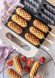 Waffelparty Zu Hause Mit Buttermilch Waffeln Am Stiel Emma S Lieblingsstucke Waffel Am Stiel Kochen Und Backen Waffeln