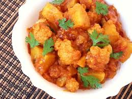 Aloo Gobi Potatoes With Cauliflower Fauzia S Kitchen Fun Aloo Gobi Indian Cooking Cooking
