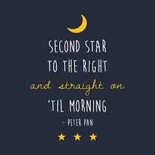 Second Star To The Right And Straight On Til Morning Peter Pan Fondo De Pantalla De Peter Pan Antecedentes De La Cotizacion Frases Sobre Papel Tapiz