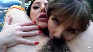 ANGELA WHITE - Big Boobed Bikini 3 Way with Violet Myers and Lena Paul