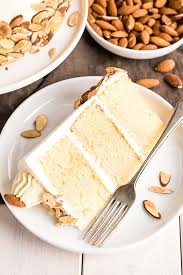 This Almond Amaretto Cake Is A Must For Any Almond Lover Almond Cake Layers Infused With Amaretto Liqueur Paired Amaretto Cake Almond Cake Recipe Savoury Cake