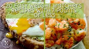 This weight watchers recipe is easy to make and super yummy. 20 Easy Weight Watchers Recipes With 7 Points Or Less Meal Prep On Fleek