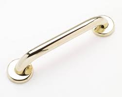 State building codes and federal accessibility guidelines for public buildings require grab there is a product on the market which called the solid mount that attaches to the wall stud, filling the hollow space, sealing the hole. 1 1 4 Diameter Polished Brass Grab Bar Pvd Grab Bar Specialists