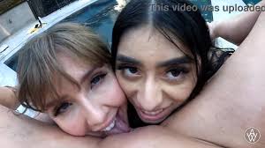 ANGELA WHITE - Busty Bikini Threesome with Violet Myers and Lena Paul watch  online